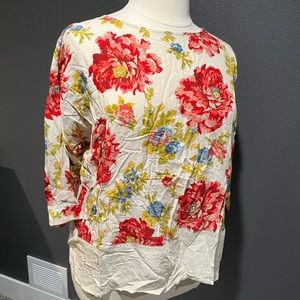 J Jill XL petite floral top